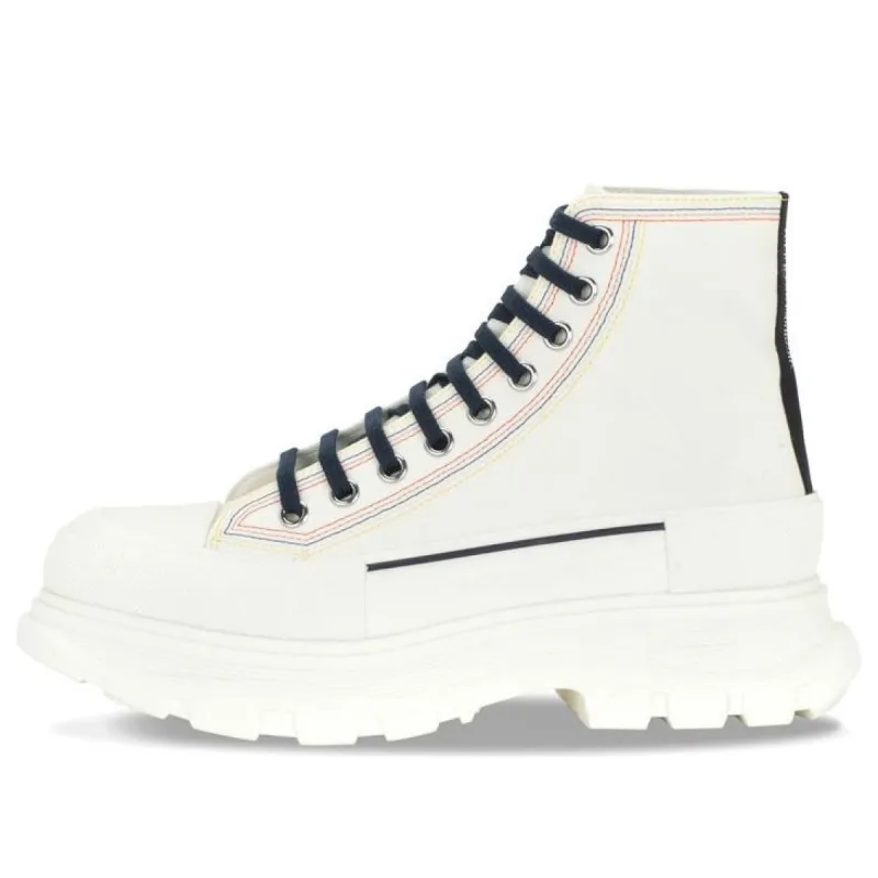 Alexander McQueen Tread Slick High Sneakers 'Off-White' 662681W4MV49791 sold by KicksCrew