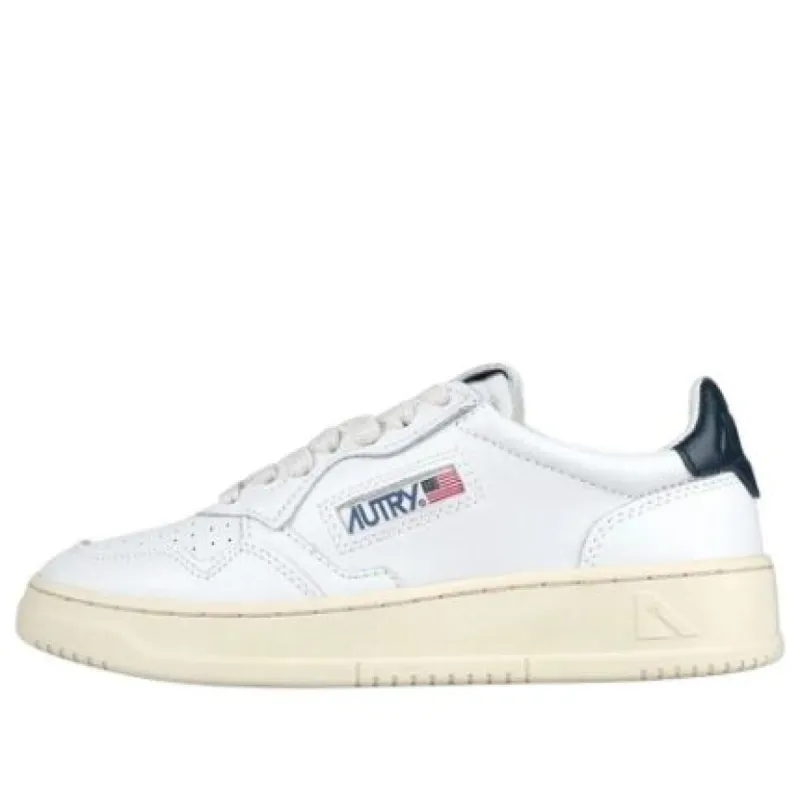 (WMNS) Autry Medalist Leather Low 'White Dark Blue' AULW-LL12 sold by KicksCrew