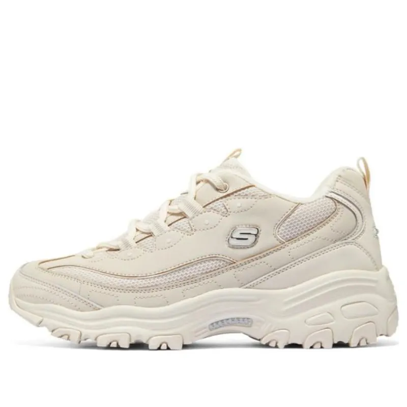 WMNS) Skechers D'LITES 1.0 'Cream Yellow' 896188-OWHT | Parallel
