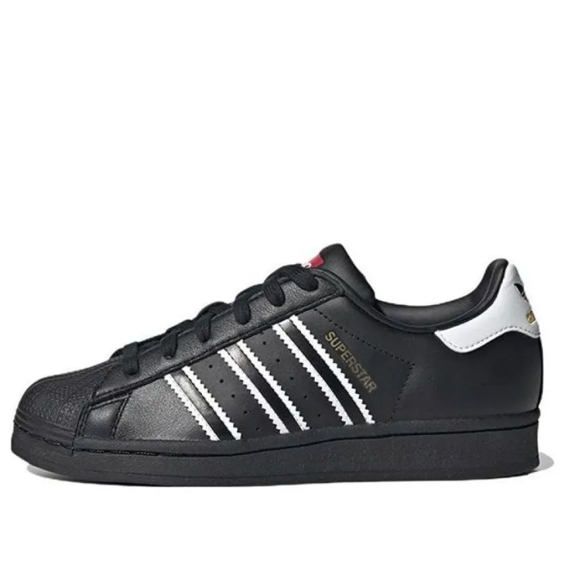(GS) Adidas Originals Superstar Shoes 'Black White' HQ9967 sold by KicksCrew