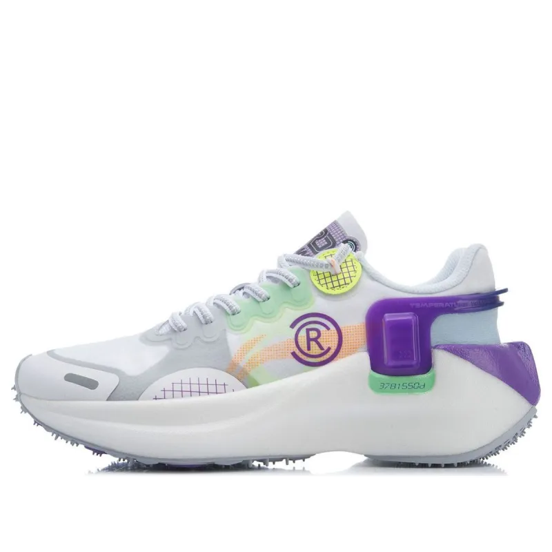 (WMNS) Li-Ning Wind Range Essential 'White Grey Purple' ARHR054-1 sold by KicksCrew