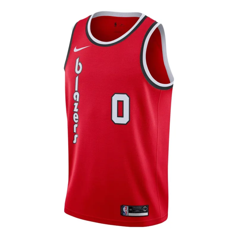 Nike x NBA Portland Trail Blazers Jerseys 'Damian Lillard 0' AV4511-658 sold by KicksCrew