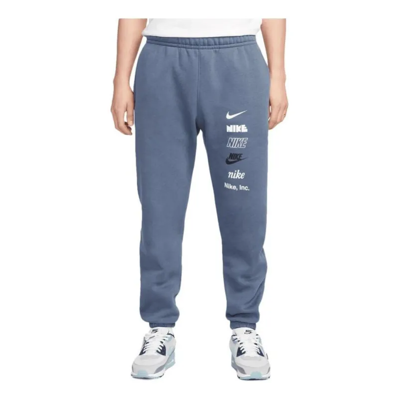 Nike Club Fleece Jogger Pants 'Blue' DX0795-491 sold by KicksCrew