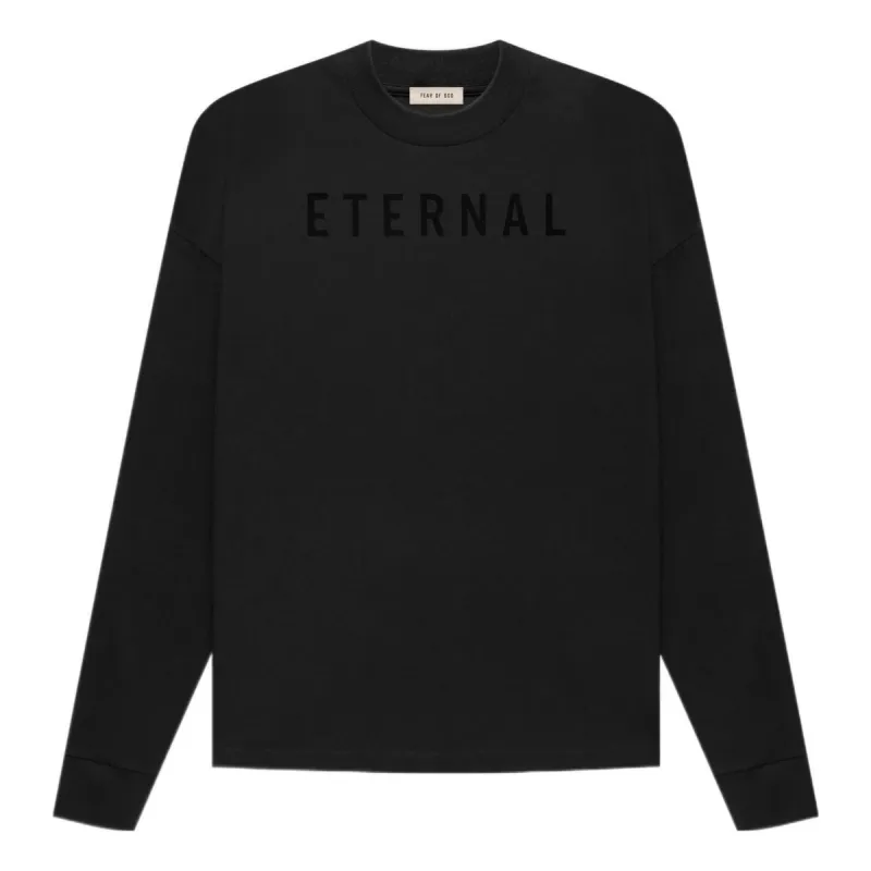 Fear of God FW22 Eternal Cotton LS T-Shirt 'Black' FGE50-002AJER-001 sold by KicksCrew