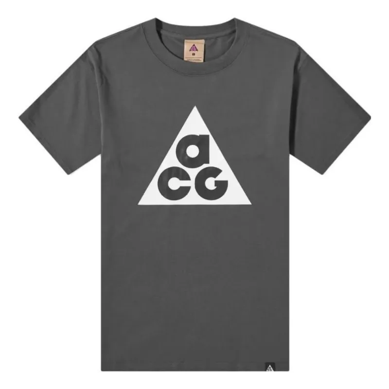 Nike ACG Short-Sleeve T-Shirt 'Dark Smoke Grey' DC5354-070 sold by KicksCrew