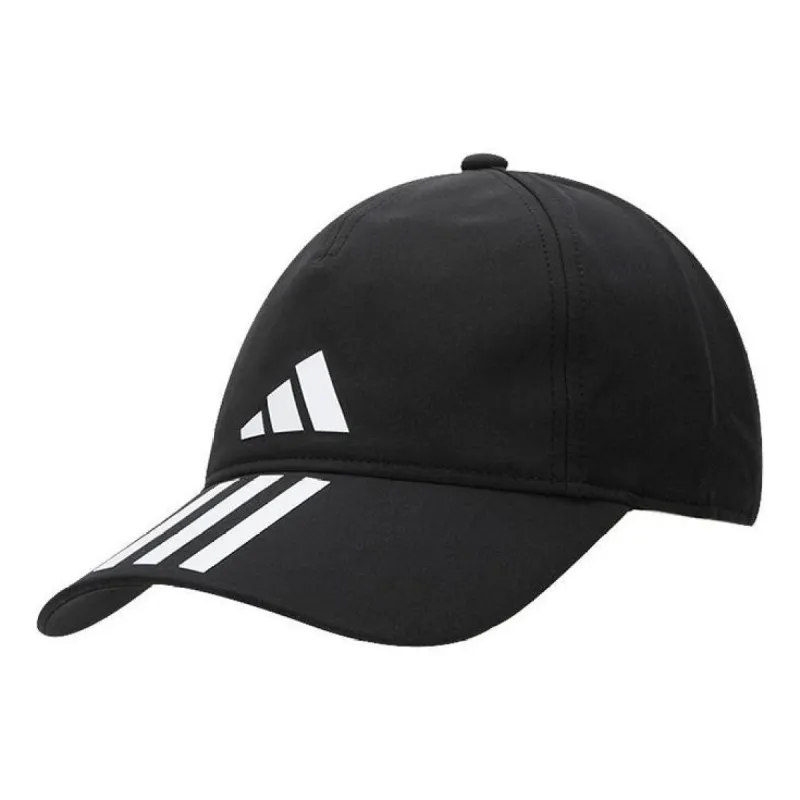 adidas 3-Stripes AEROREADY Running Training Baseball Cap 'Black' IC6520 sold by KicksCrew
