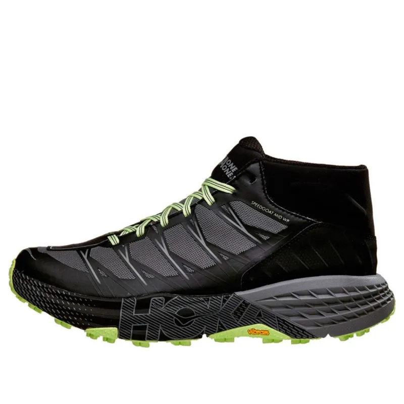 Hoka One One Speedgoat Mid Waterproof 'Black Steel Grey' 1093760-BSLG sold by KicksCrew