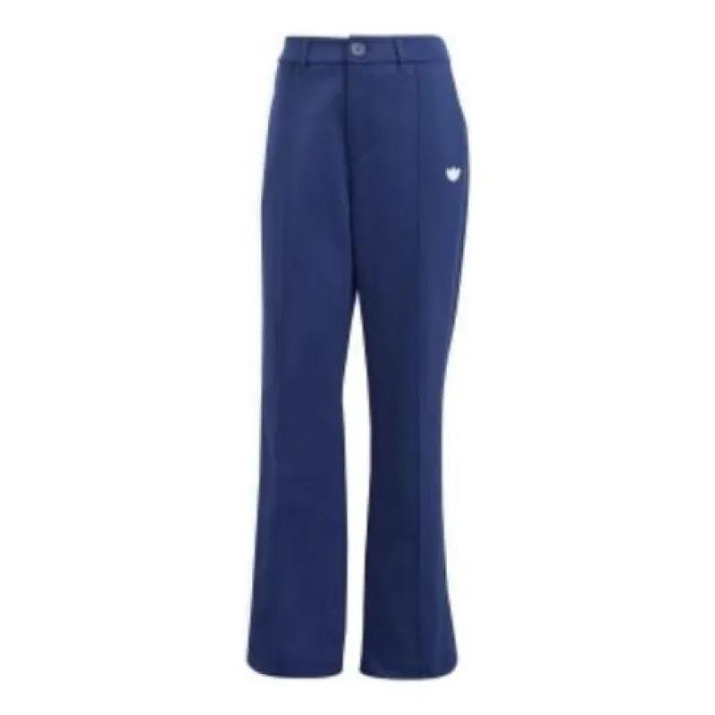 (WMNS) adidas Blue Version Club High-Waisted Pants 'Navy' IB5877 sold by KicksCrew