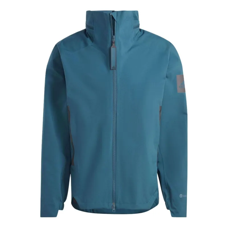 adidas Myshelter RAIN.RDY Jacket 'Turquoise' HZ5701 sold by KicksCrew