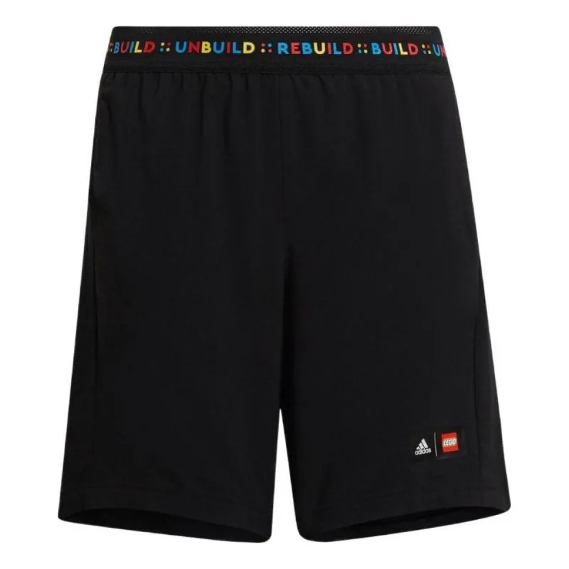 (PS) Adidas x LEGO Play Woven Shorts 'Black' H65322 sold by KicksCrew