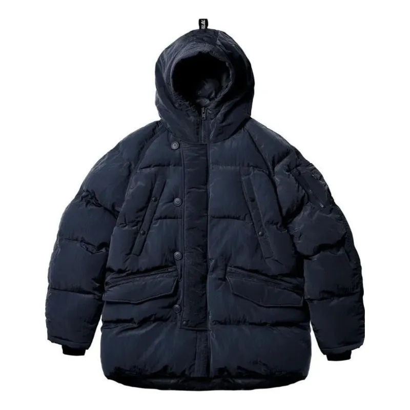 Palace SS23 P-3b Baffle Parka 'Navy' P23SS0203004 sold by KicksCrew
