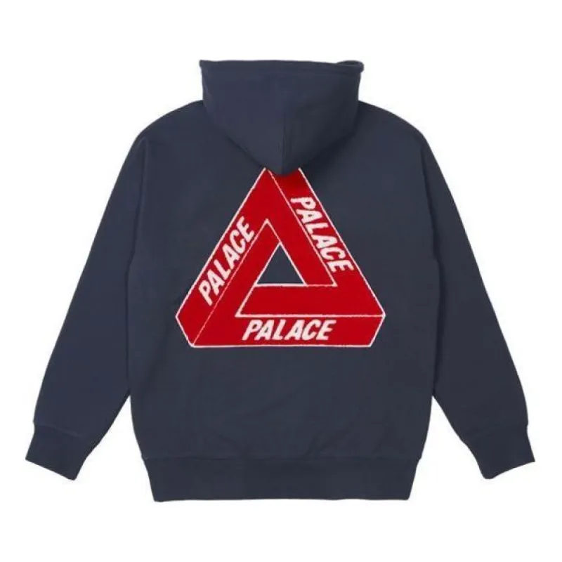 Palace Tri-Chenille Hoodie 'Navy' PAL-FW21-307 sold by KicksCrew