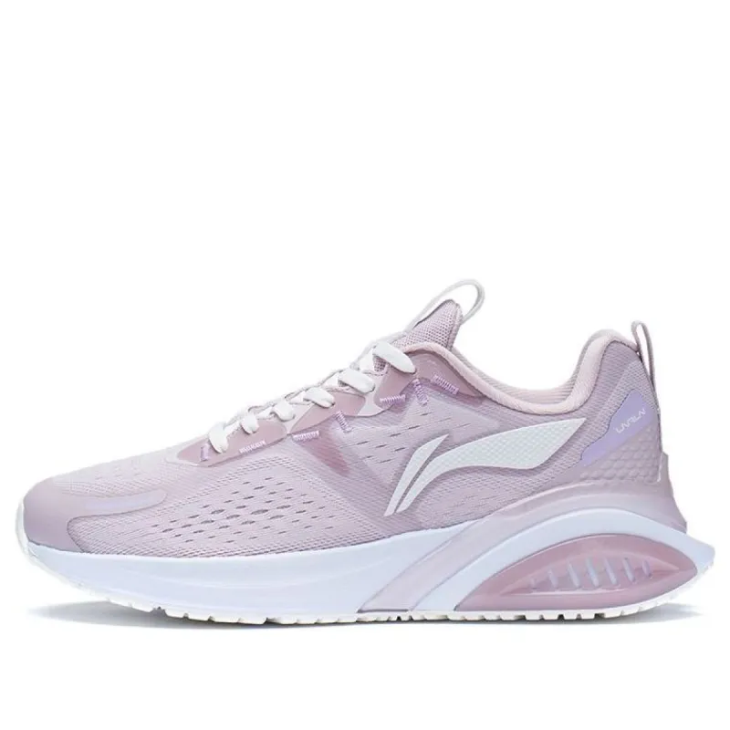 (WMNS) Li-Ning Retro Running Shoes 'Pink Purple White' ARHR062-5 sold by KicksCrew
