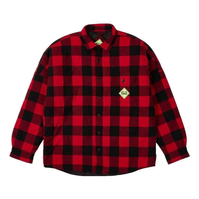Palace Hardware Insulated Shirt 'Red' P25SHT044 sold by KicksCrew