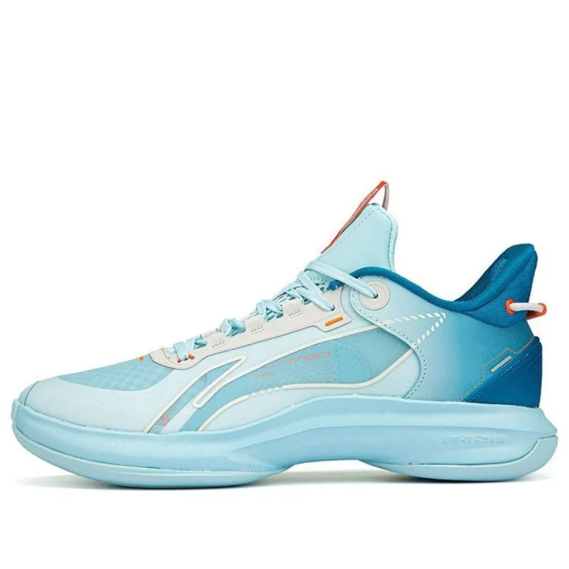 Li-Ning Flashing Mid 'Light Blue Orange' ABPR069-4 sold by KicksCrew