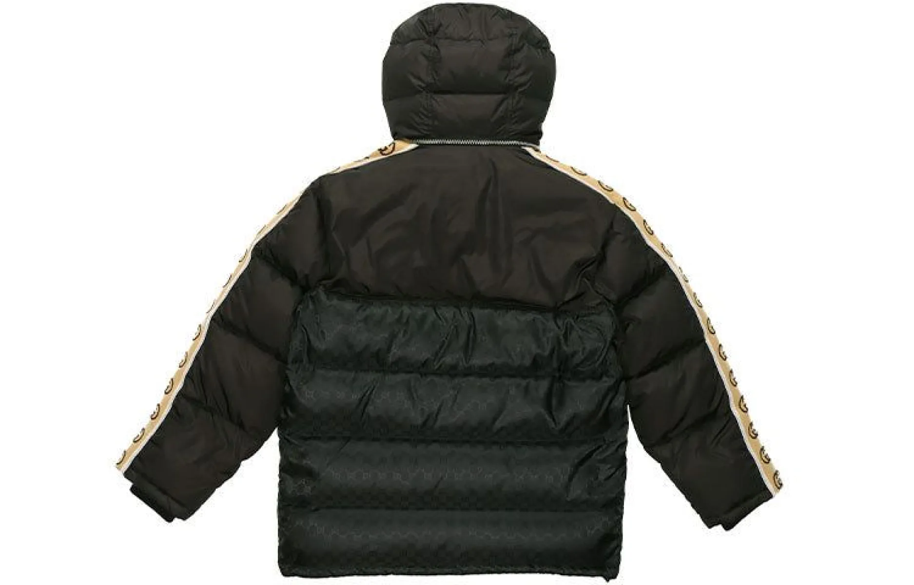 Gucci GG Nylon Jacquard Padded Coat 'Black' 598725-Z8AFZ-1043