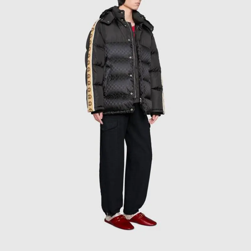 GUCCIブルゾン Gucci GG Nylon Jacquard Padded Coat 'Black' 598725-Z8AFZ-1043