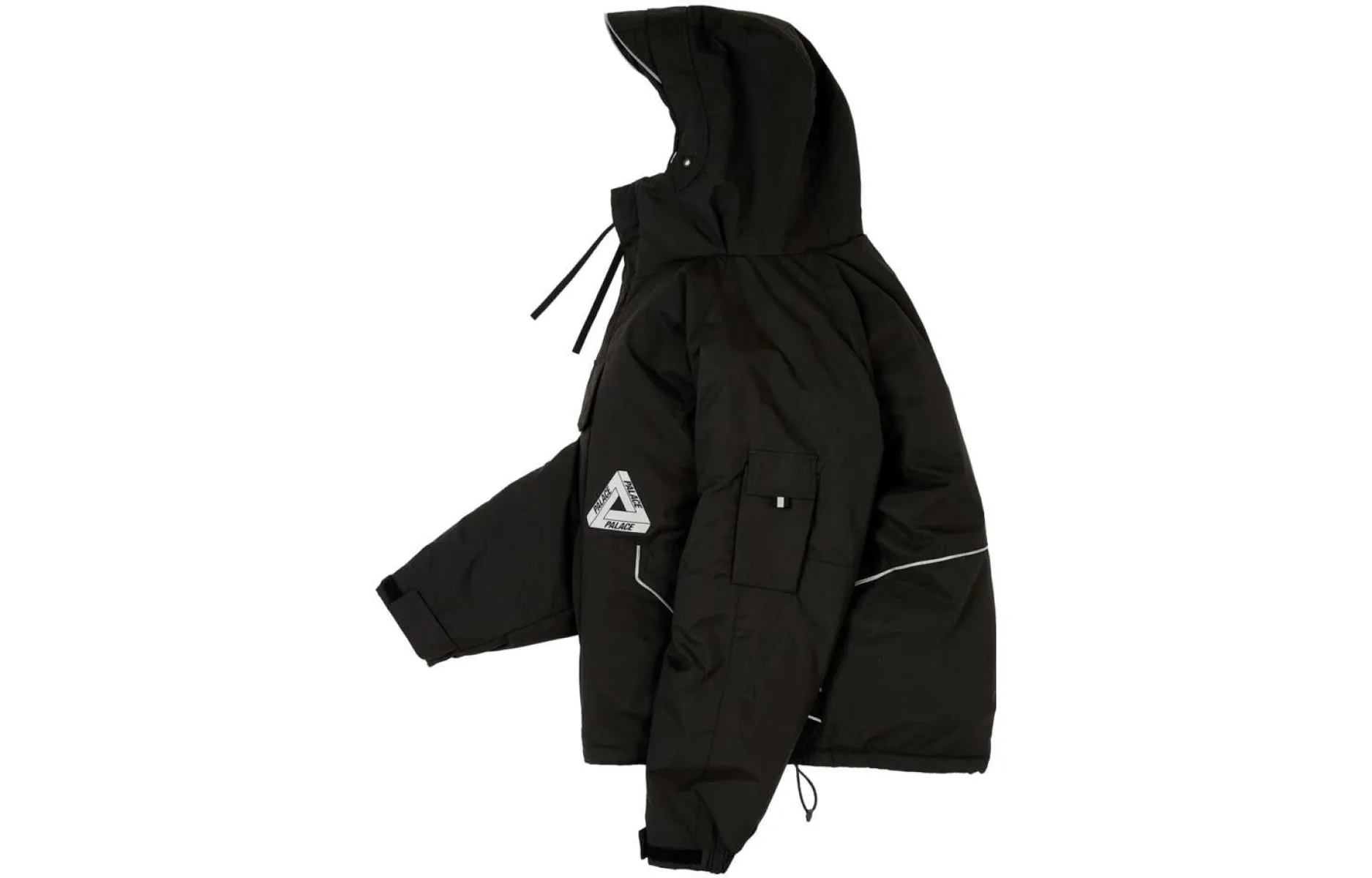Palace P-Tech Hooded Jacket 'Black' P25JK063 | Parallel