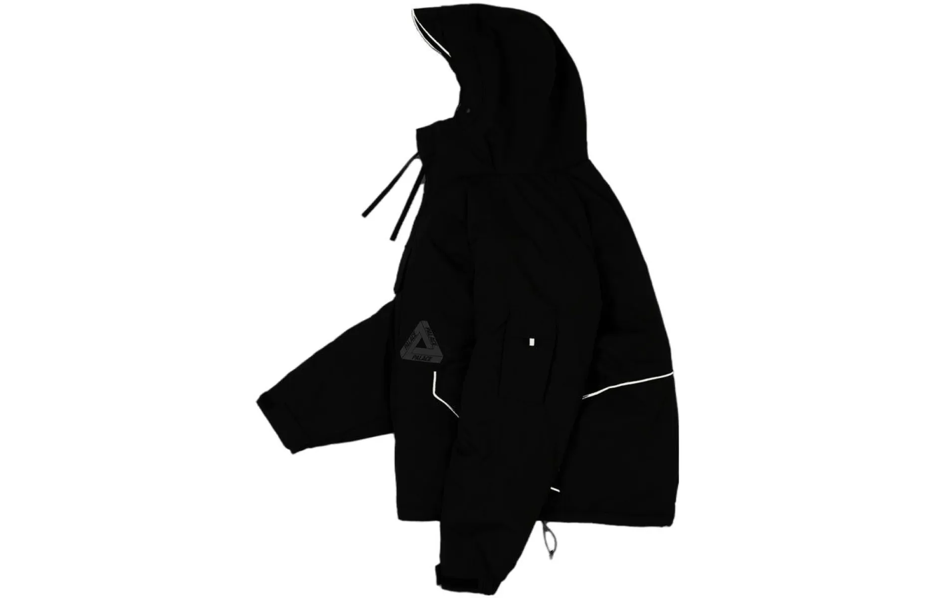 Palace P-Tech Hooded Jacket 'Black' P25JK063 | Parallel