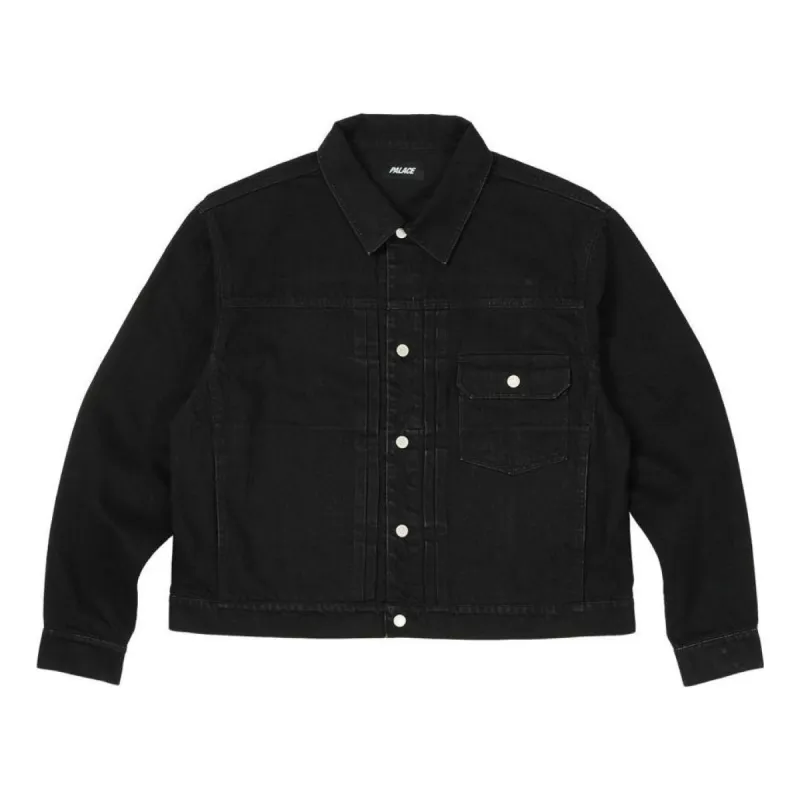 Palace Denim Jacket 'Black' P25JK047 sold by KicksCrew