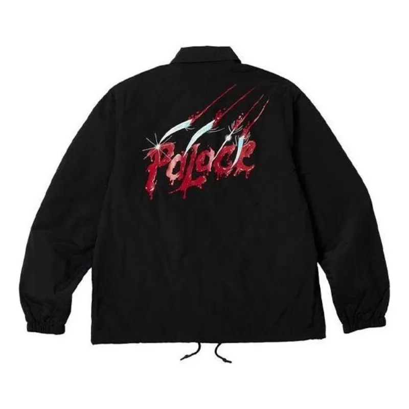 Palace Scratchy Coach Jacket 'Black' P25JK024 sold by KicksCrew