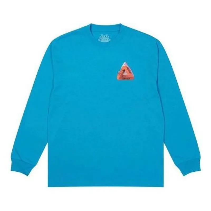 Palace FW21 Chapping Long Sleeve Petrol 'Blue' P21LS015 sold by KicksCrew