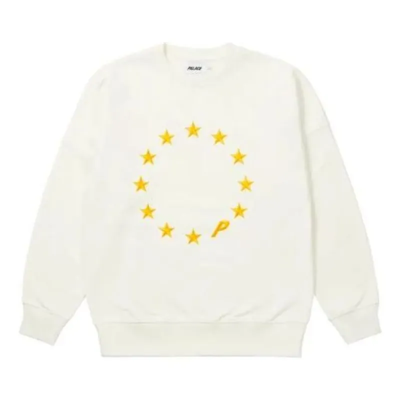 Palace Eu-don FW21 Crew Sweater 'Beige' P21CS053 sold by KicksCrew