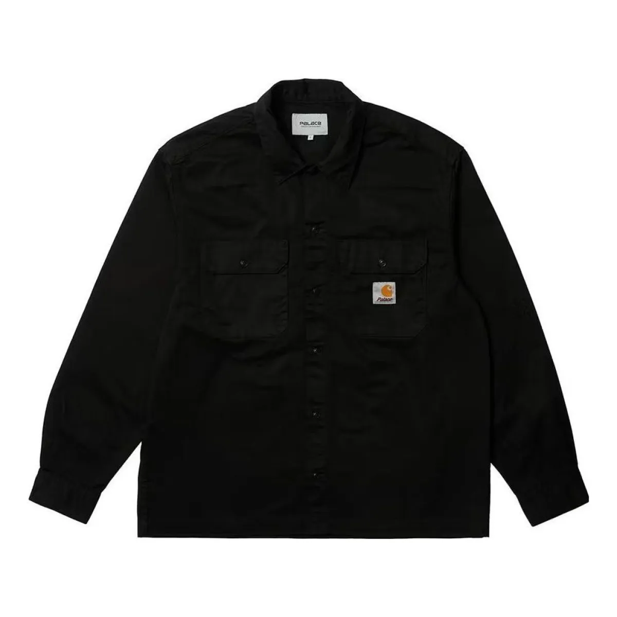 Palace X Carhartt WIP FW23 logo Long Sleeve Shirt 'Black' I032721