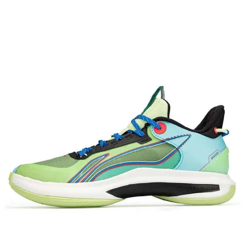 Li-Ning Flashing Mid 'Green Blue' ABPR069-7 sold by KicksCrew