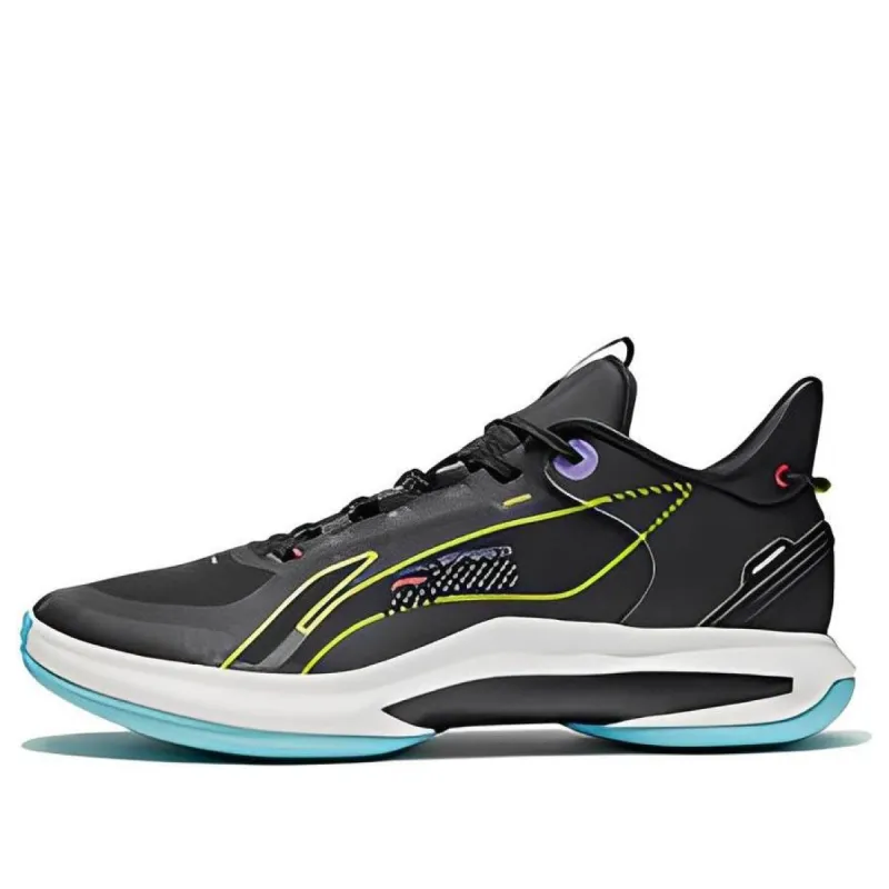 Li-Ning Flashing Mid 'Black Blue' ABPR069-8 sold by KicksCrew