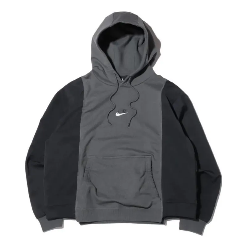 Nike Sportswear Hoodie 'Grey Black' DD5700-068 sold by KicksCrew