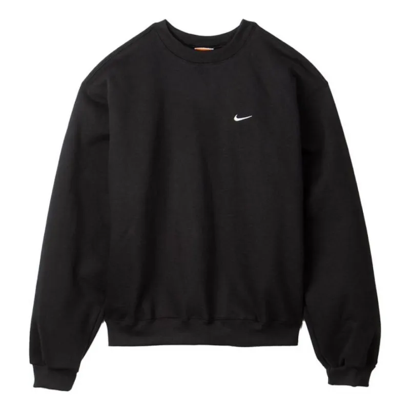 Nike Lab Nrg Fleece Crew Round Neck Pullover 'Black' CQ4004-010 sold by KicksCrew