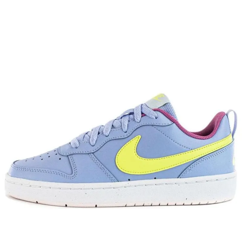 (GS) Nike Court Borough Low 2 'Cobalt Bliss Light Lemon Twist' BQ5448-405 sold by KicksCrew