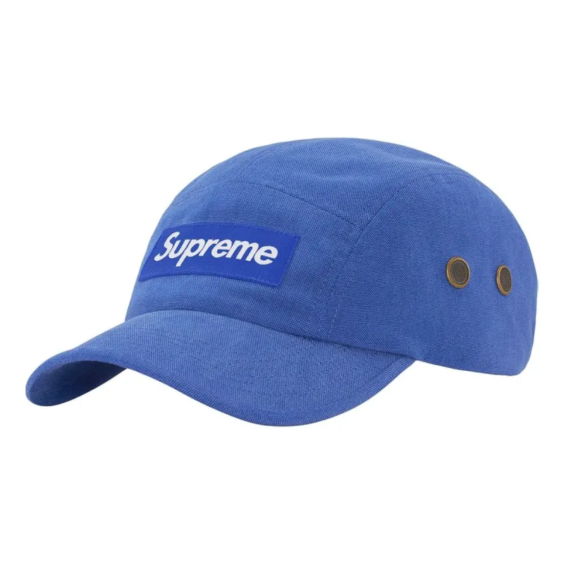Supreme Brushed Cordura Camp Cap 'Blue White' SUP-FW22-1063 sold by KicksCrew