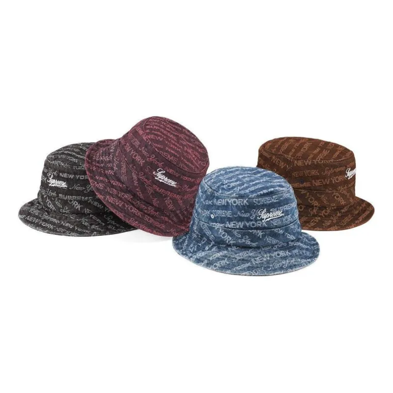 Supreme Multi Type Jacquard Denim Crusher 'Multi-Color' SUP-FW22-1025 sold by KicksCrew