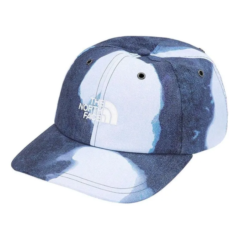 Supreme Bleache Denim Printe 6-Panel 'Blue White' SUP-FW21-420 sold by KicksCrew