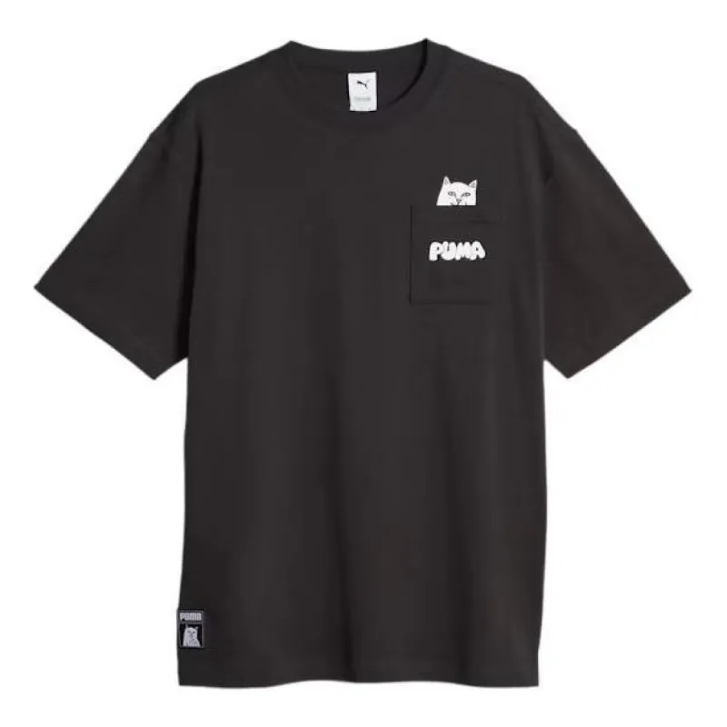 PUMA x RIPNDIP SS23 Logo T-shirt 'Black' 622195-01 sold by KicksCrew