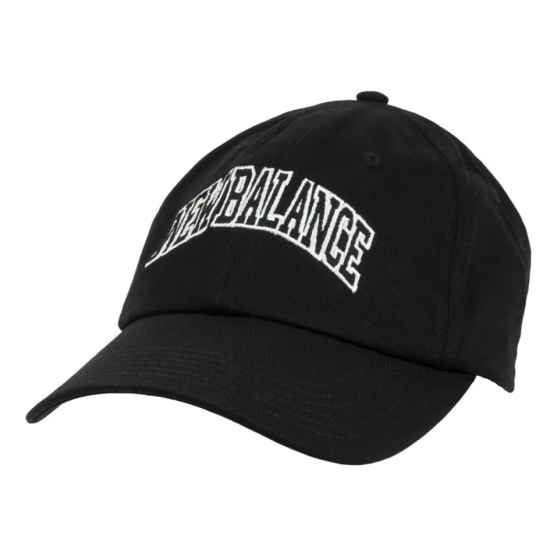 New Balance Big Wordmark Logo Baseball Cap 'Black' LAH03011BK sold by KicksCrew