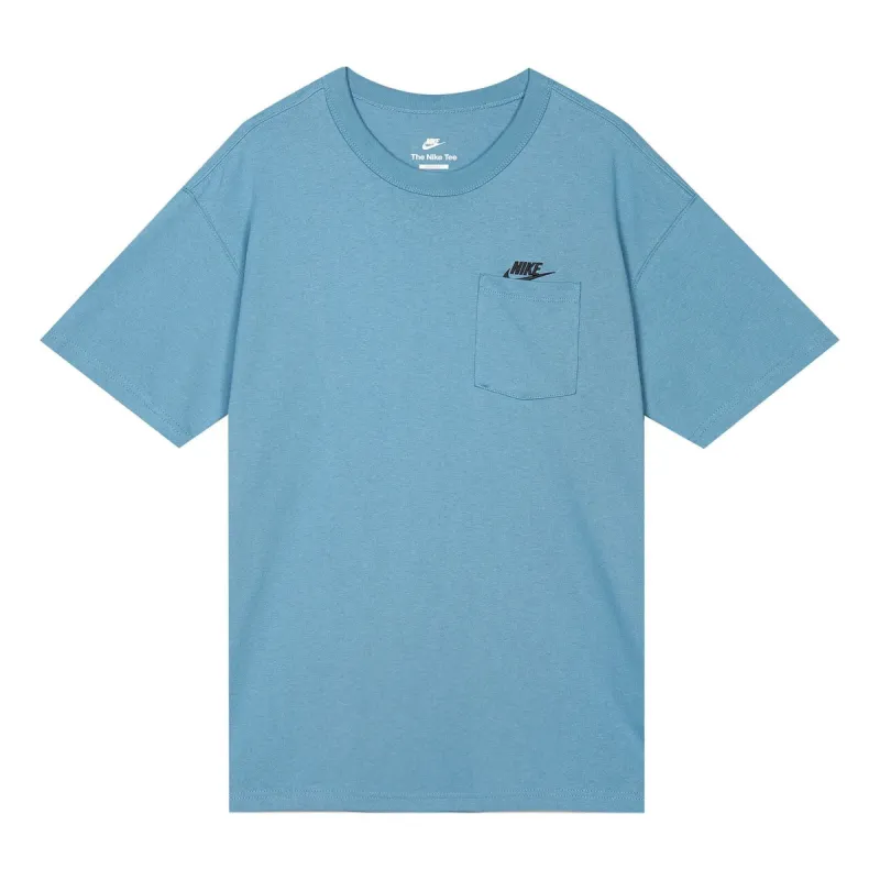 Nike Sportswear Premium Essentials T-Shirt 'Blue' DQ9296-440 sold by KicksCrew