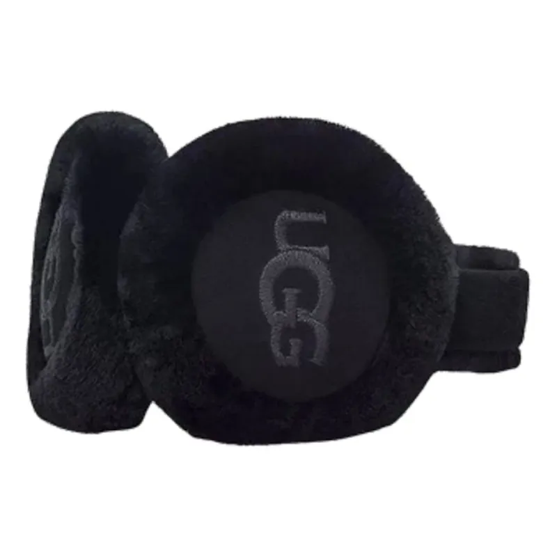 UGG Sheepskin Embroidery Earmuf 'Black' 20955-BLK sold by KicksCrew