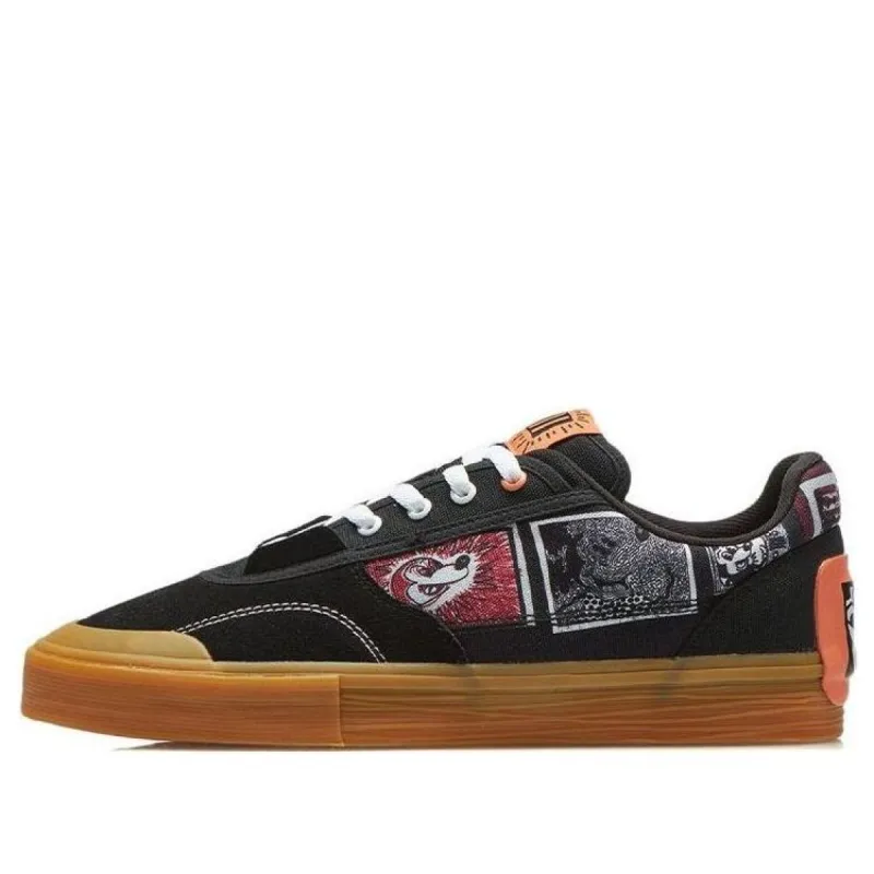 Li-Ning x Keith Haring Disney Shoes 'Black Tan' AECR049-2 sold by KicksCrew