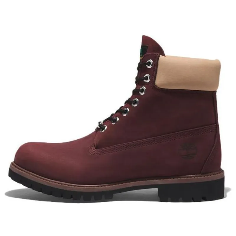 Timberland 6 Inch Premium Waterproof Boots 'Burgundy Nubuck' A2M1KC60 sold by KicksCrew