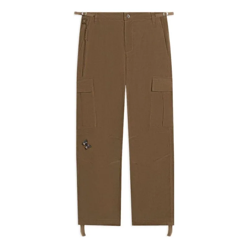 Li-Ning Skateboarding Graphic Cargo Pants 'Brown' AKXR643-1 sold by KicksCrew