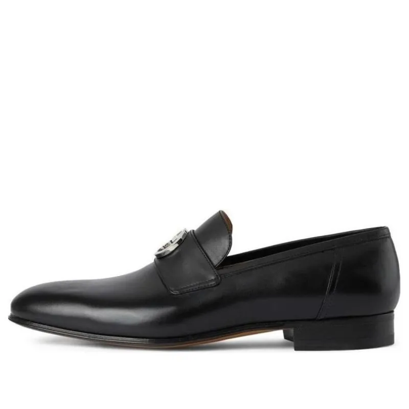 Gucci Interlocking G Loafer 'Black Leather' 730134-06F00-1000 sold by KicksCrew