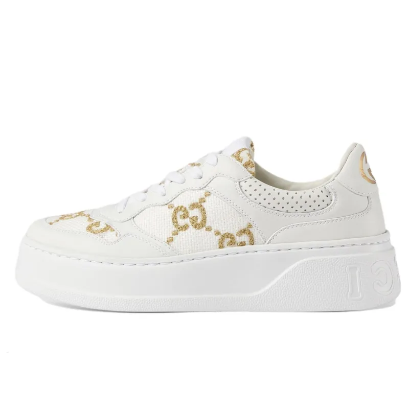 (WMNS) Gucci GG Sneaker 'White Leather' 670408-AACXG-9059 sold by KicksCrew