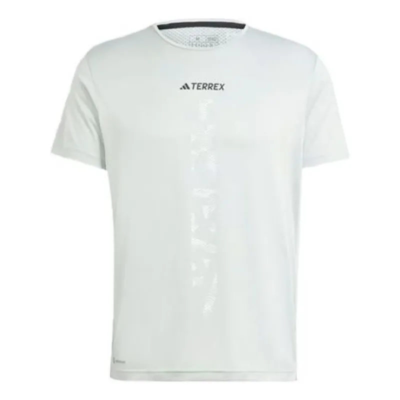 adidas TERREX Agravic Trail Running Tee 'Grey' HZ6242 sold by KicksCrew