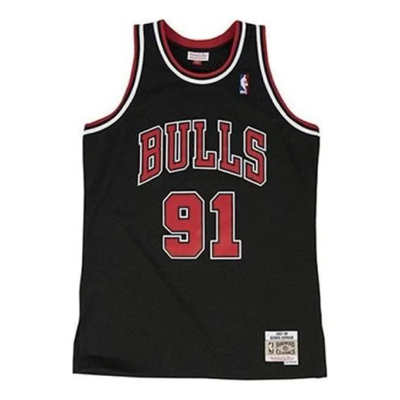 Mitchell & Ness NBA Chicago Bulls Swingman Jersey 'Rodman' 353J-300-FGYYNR sold by KicksCrew