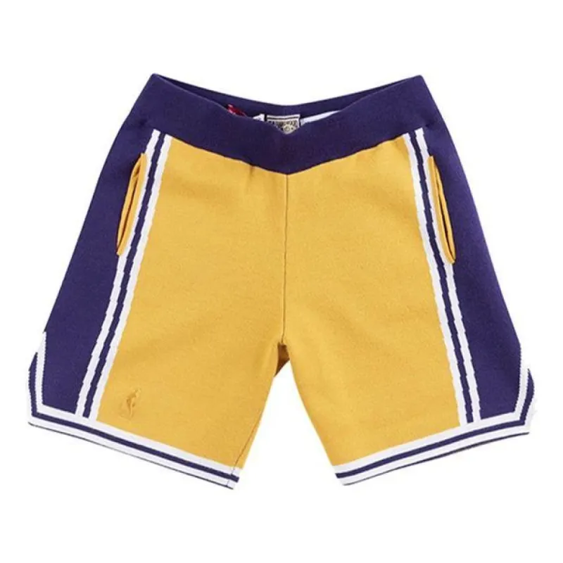 Mitchell & Ness x NBA x Clot Shorts 'Yellow' 18055-LALLTGD96 sold by KicksCrew