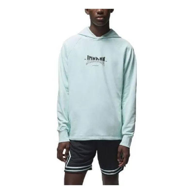 Air Jordan Dri-FIT Sport Graphic Fleece Pullover Hoodie 'Jade Ice Black' FQ6808-346 sold by KicksCrew
