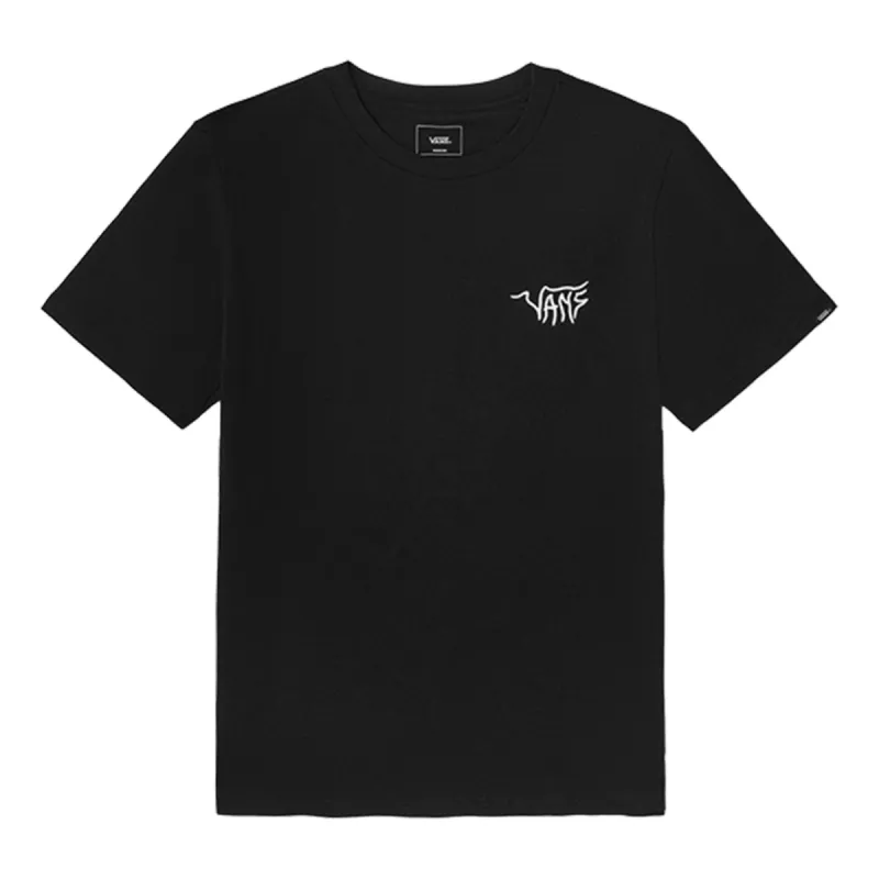 Vans Dinosaur Graphic T-shirt 'Black' VN0A7TPMBLK made by Vans